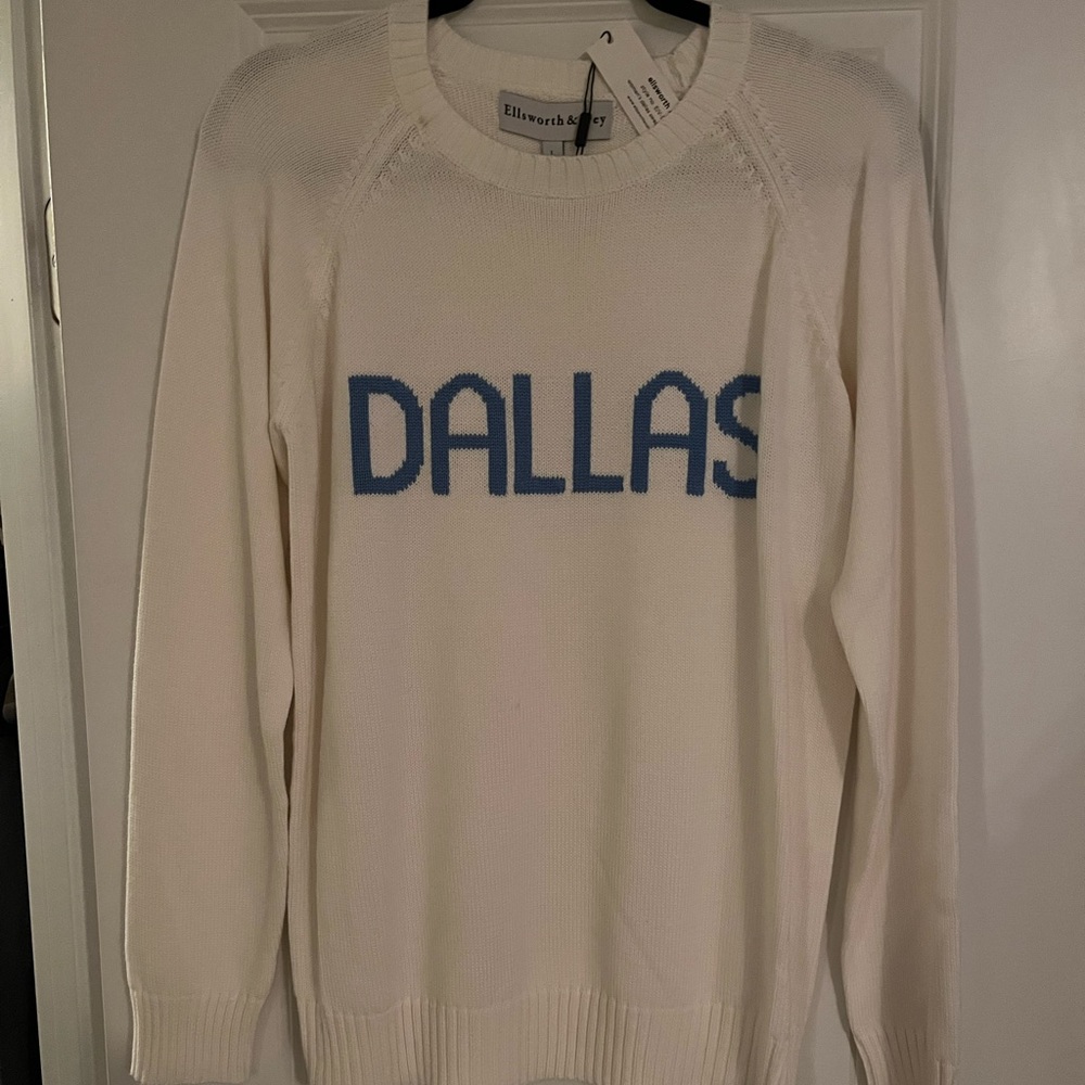 NWT Ellsworth and Ivy DALLAS Sweater L